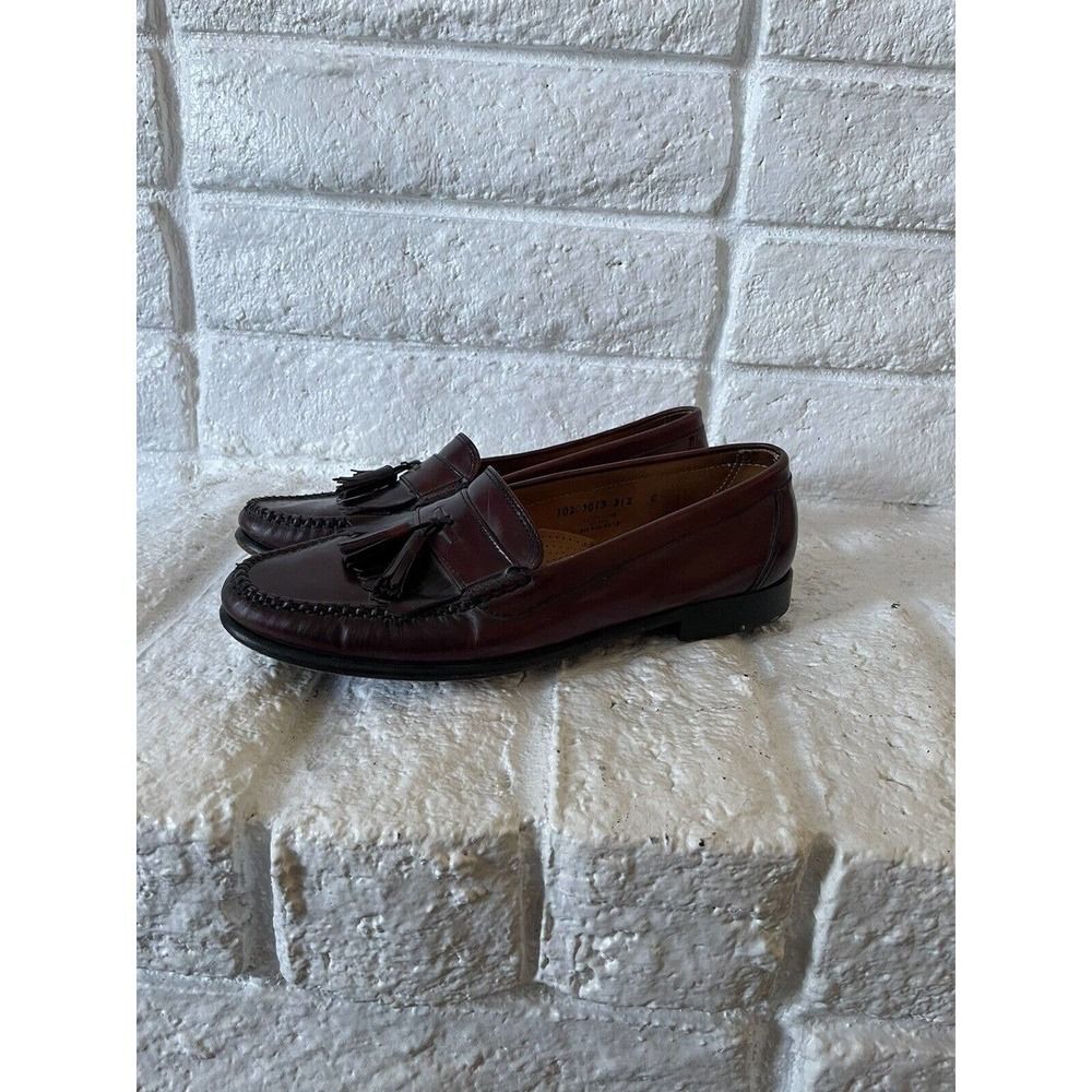 G.H. Bass & Co. Leather Loafer Dress Shoes - Men’s 10.5 D Cordovan (Mahogany)